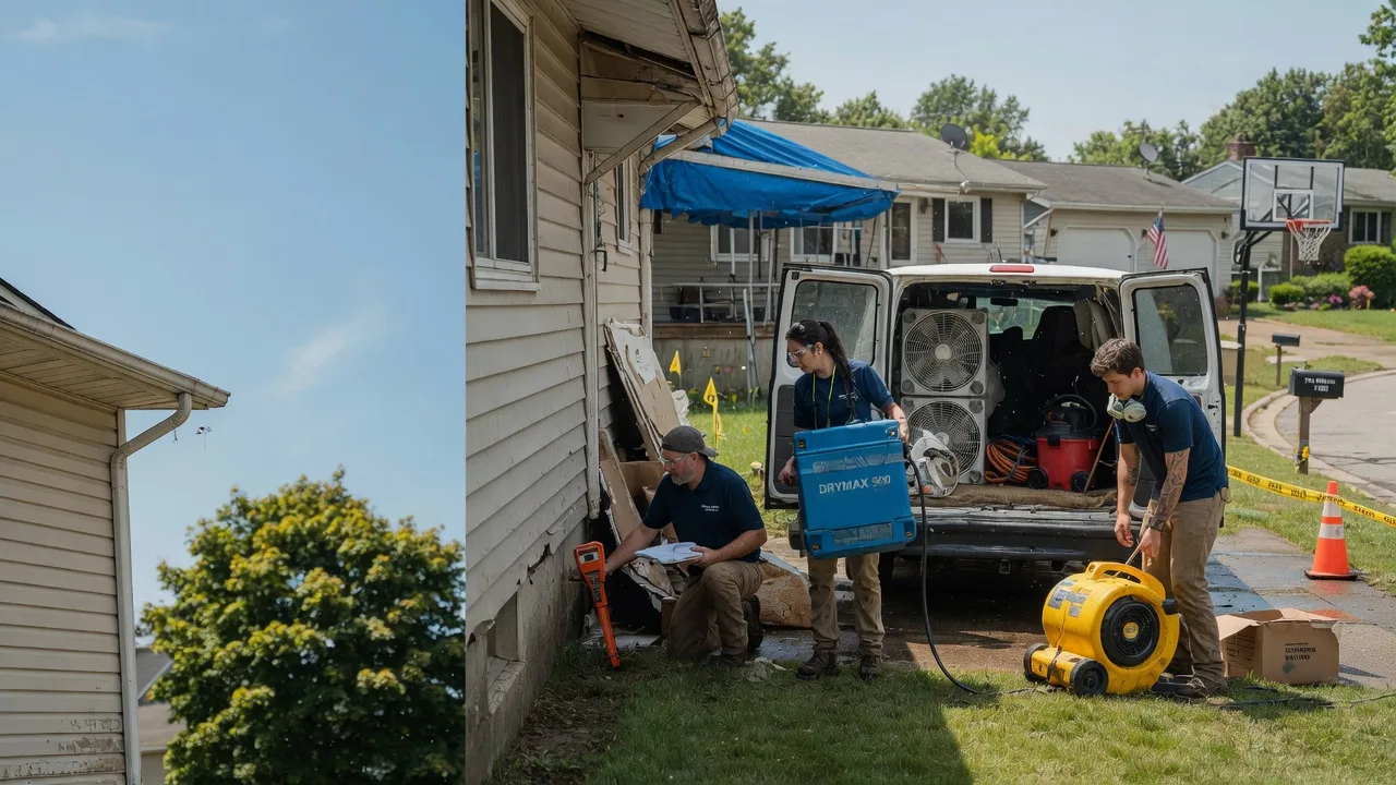 Ceiling Leak Cleanup in Poneto, IN near me
